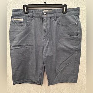 Calvin Klein Blue Flat Front Shorts B17